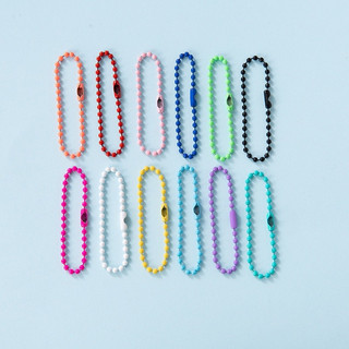 Set 5 móc khoá dây bi làm thủ công DIY, móc khoá handmade