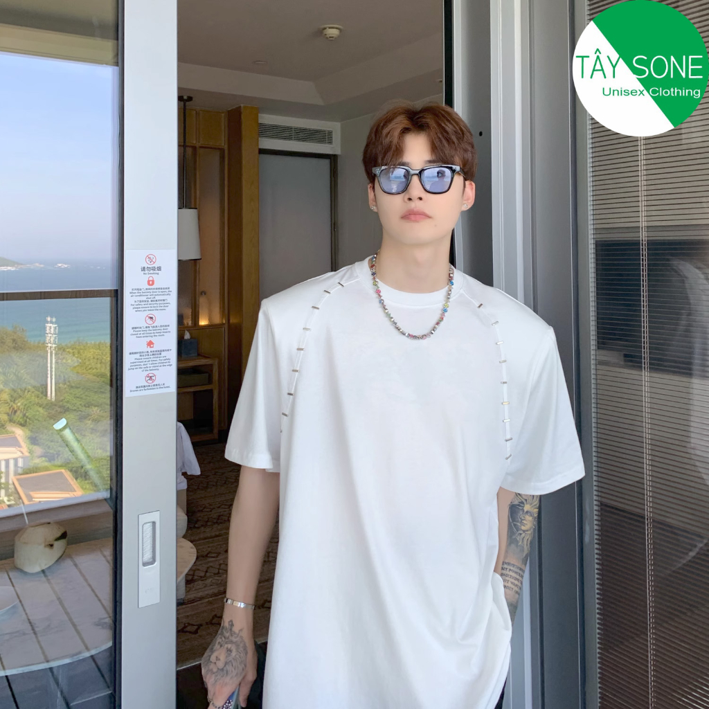 Áo thun Oversize độn vai KINK Unisex |TAYSONE|