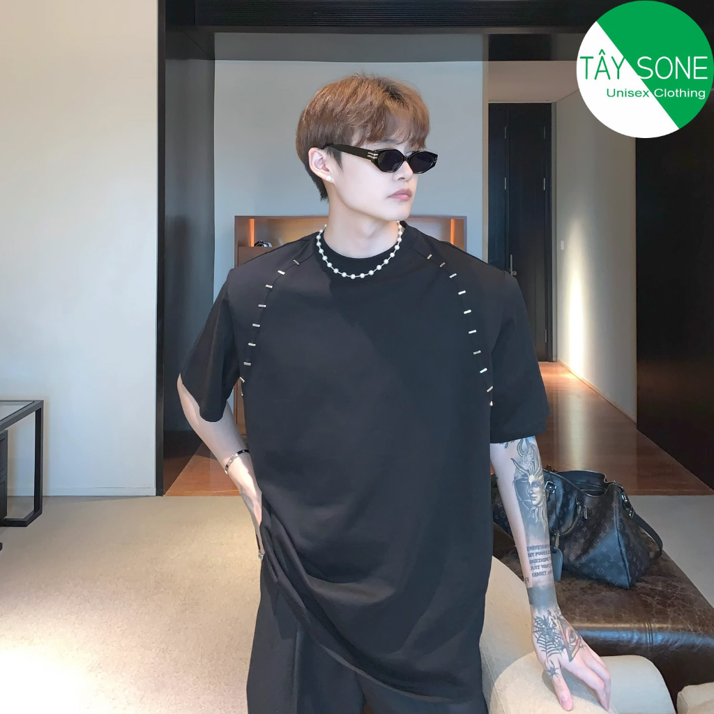 Áo thun Oversize độn vai KINK Unisex |TAYSONE|