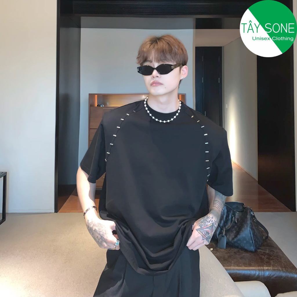 Áo thun Oversize độn vai KINK Unisex |TAYSONE|