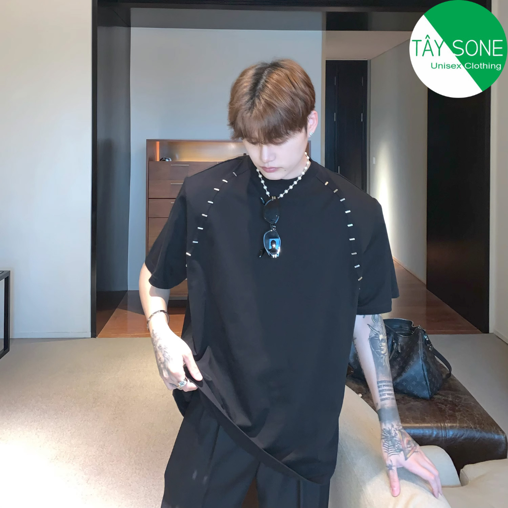 Áo thun Oversize độn vai KINK Unisex |TAYSONE|