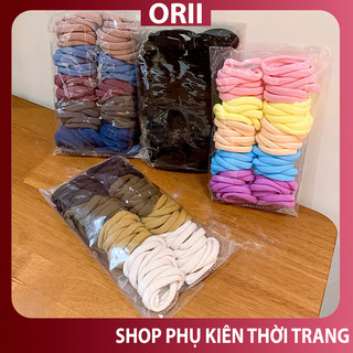 Dây buộc tóc ,thun buộc tóc nhiều màu giá rẻ thun co giản size 5cm .túi thun