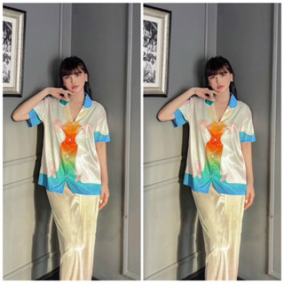  PIJAMA LỤA XƯỚC CAO CẤP QUẢNG CHÂU MỸ NGHỆ 
