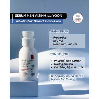 Tinh chất men vi sinh TINH CHẤT MEN VI SINH ILLIYOON PROBIOTICS SKIN BARRIER ESSENCE DROP