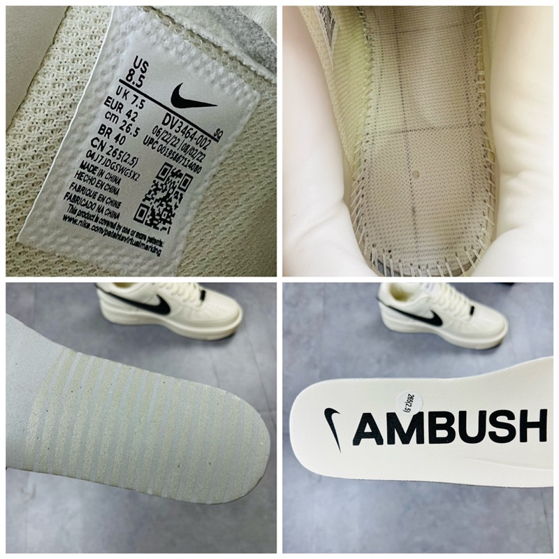 Giày Thể Thao Sneaker Air Force One AF1 Low Ambush Phantom DV3464-002 Hàng SC