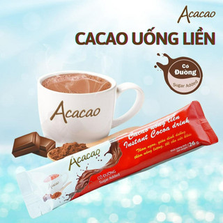 Bột Cacao hòa tan uống liền dinh dưỡng Acacao Có đường 26g