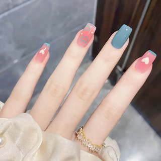 Set 24 móng tay giả D914 dáng móng dài ( Tặng kèm keo và dũa )