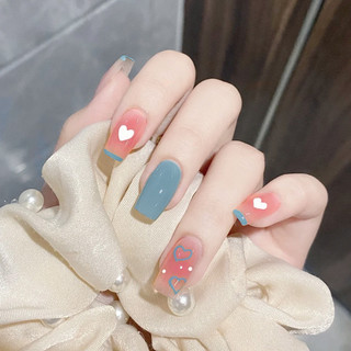 Set 24 móng tay giả D914 dáng móng dài ( Tặng kèm keo và dũa )