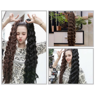 tóc giả ngoặm xù sóng nước dài 80cm ❤️free ship 50k ❤️ hàng cao cấp