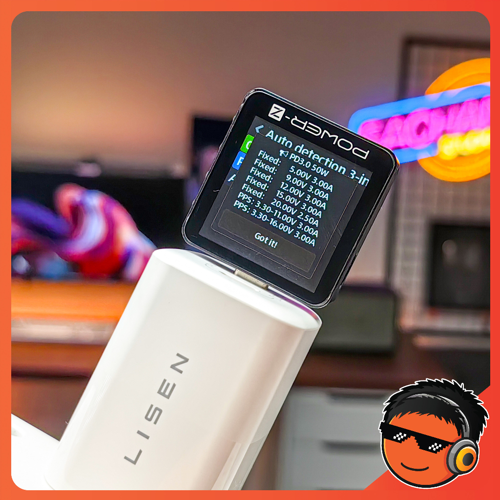 Củ Sạc Nhanh LISEN 50W - Sạc Siêu Nhanh PD, PPS, 2 Máy