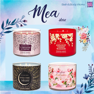 [SẴN NHIỀU MÙI] Nến thơm 3 bấc size to 411gr Bath and Body Works thư giãn