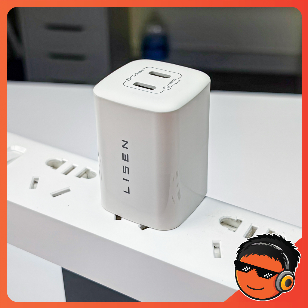 Củ Sạc Nhanh LISEN 50W - Sạc Siêu Nhanh PD, PPS, 2 Máy