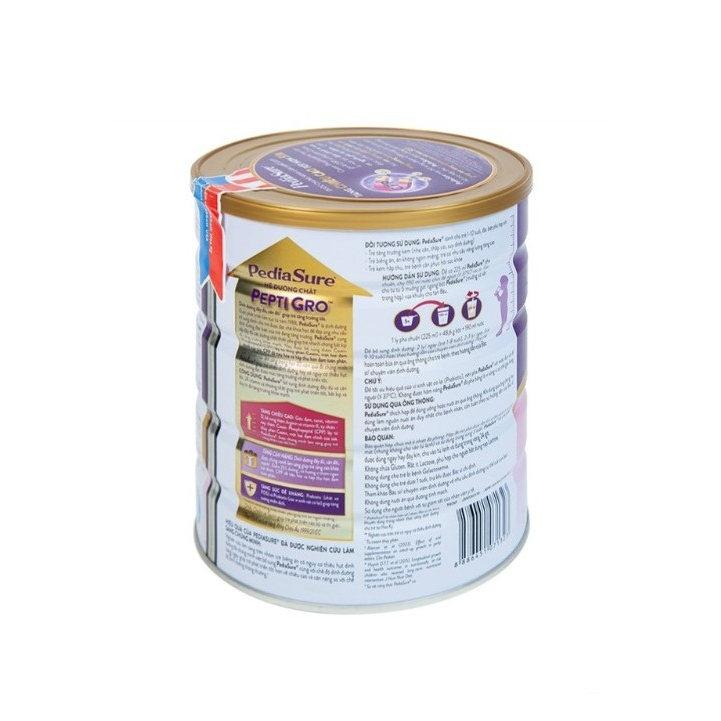 COMBO 2 LON Sữa Pediasure 850g Hương Vani date 2025