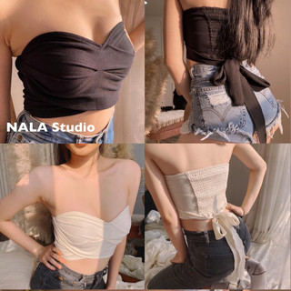 Áo ống kiểu croptop sexy buộc dây lưng - Tube Top