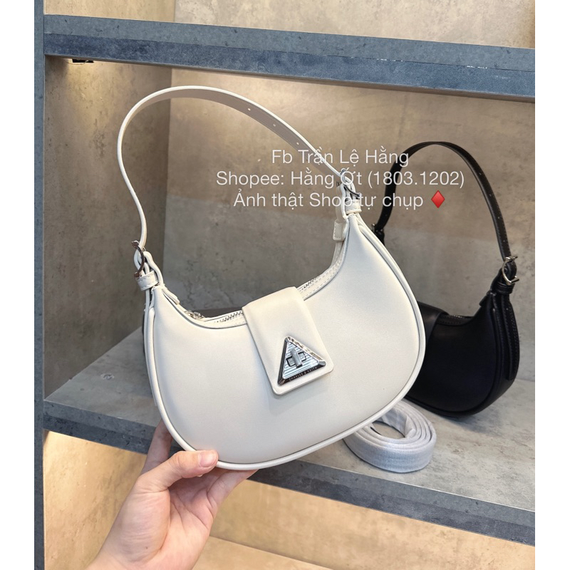 ♦️Ảnh Thật ♦️Túi dáng khuyết  CCC.KKK Size 20cm Ko hộp