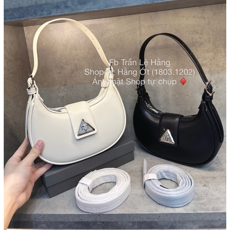 ♦️Ảnh Thật ♦️Túi dáng khuyết  CCC.KKK Size 20cm Ko hộp