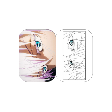 CARD BO GÓC NGANG NHÂN VẬT  GOJU SATORU -  JUJUTSU KAISEN - CHÚ THUẬT HỒI CHIÊU - ĐA DẠNG MẪU CHỌN - TIỆM JULII CARD