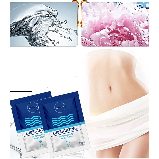 Gel bôi trơn JIRUN dạng gói, gel bôi trơn gốc nước tăng khoái cảm kéo dài - Safe HN