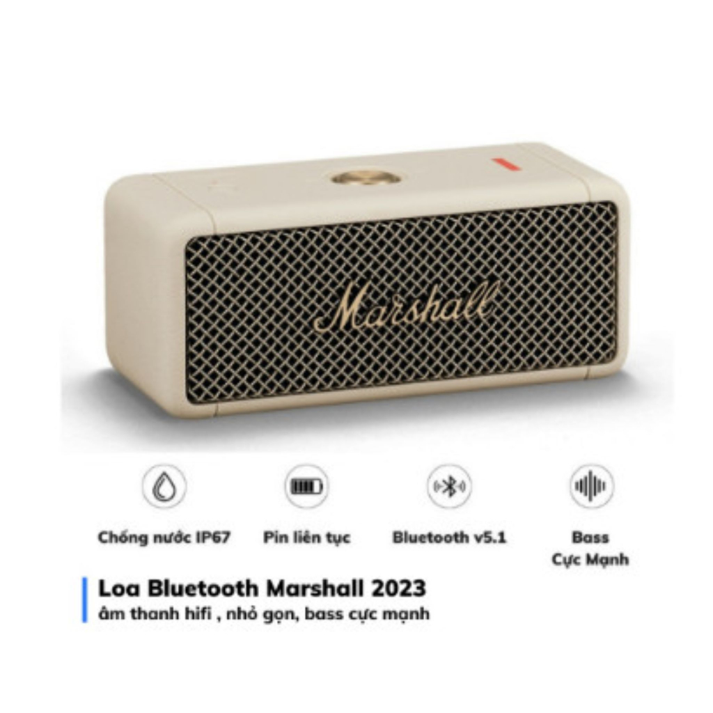 Loa bluetooth Marshall M3 phiên bản 2023 công xuất 20w pin trâu âm thanh chất lượng chống nước TECHHIGH | BigBuy360 - bigbuy360.vn