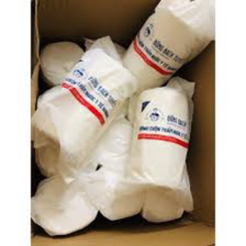 Bông Gòn cắt miếng Sẵn 1kg Vệ Sinh cho bé 7x7, 10 x 10 - Chính hãng Bông Bạch Tuyết