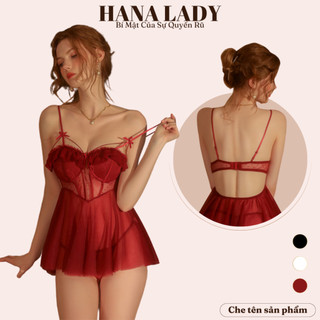 Váy ngủ sexy, đầm ngủ ren cao cấp phối mút ngực gợi cảm VN511