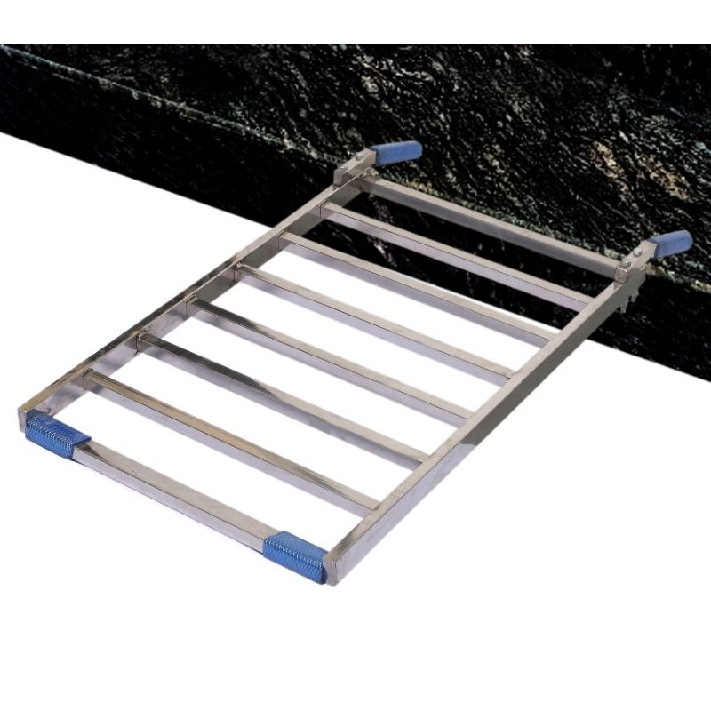 Thang dắt xe máy inox