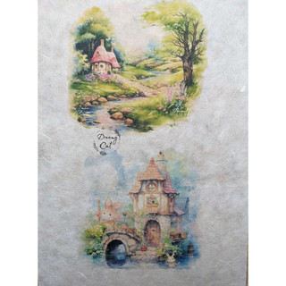 Rice paper - decoupage - a4