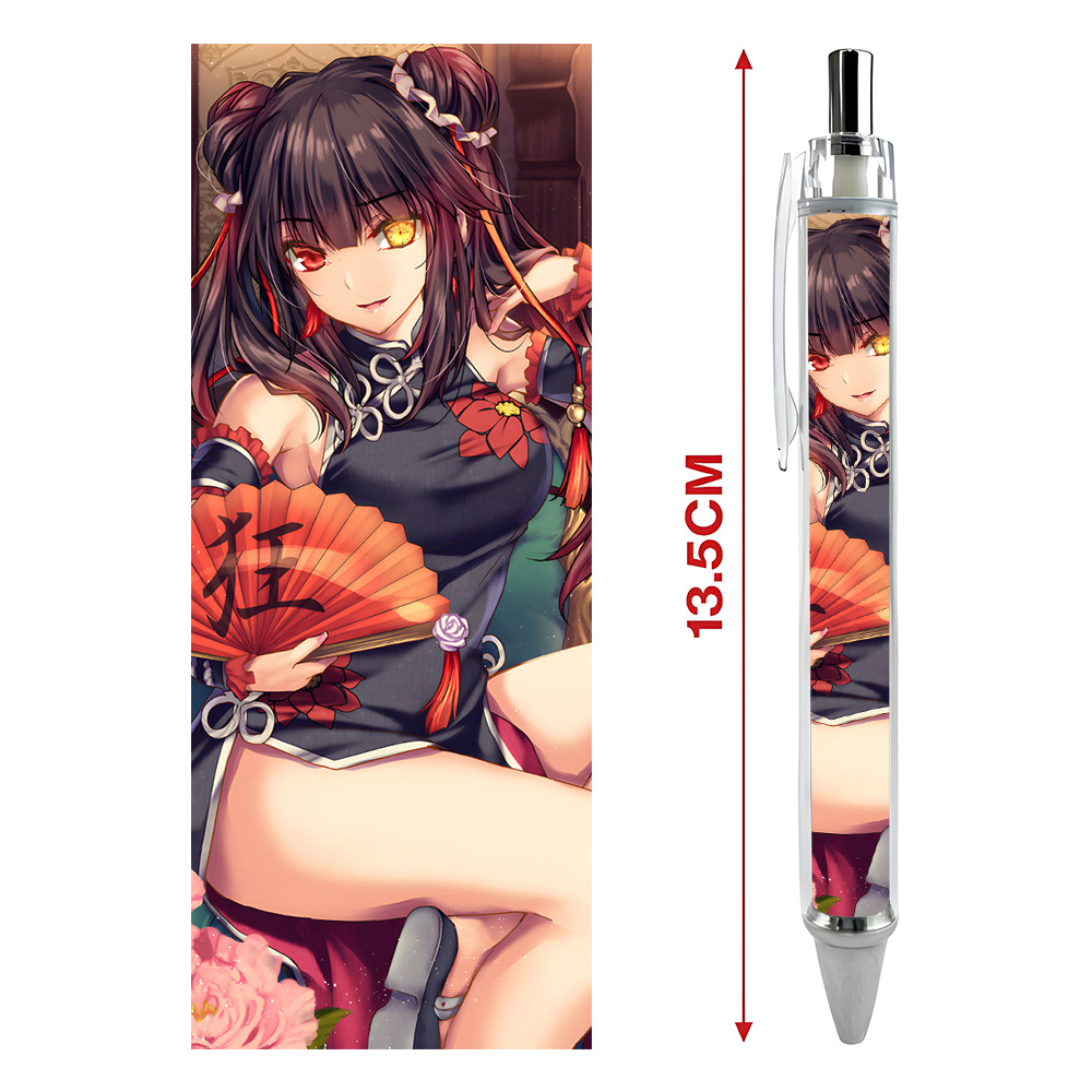 Bút viết In hình Kurumi Anime Manga Light Novel Date A Live - Hình in sắc nét - Bút Gel ngòi 0.5mm by 2D Tộc Shop