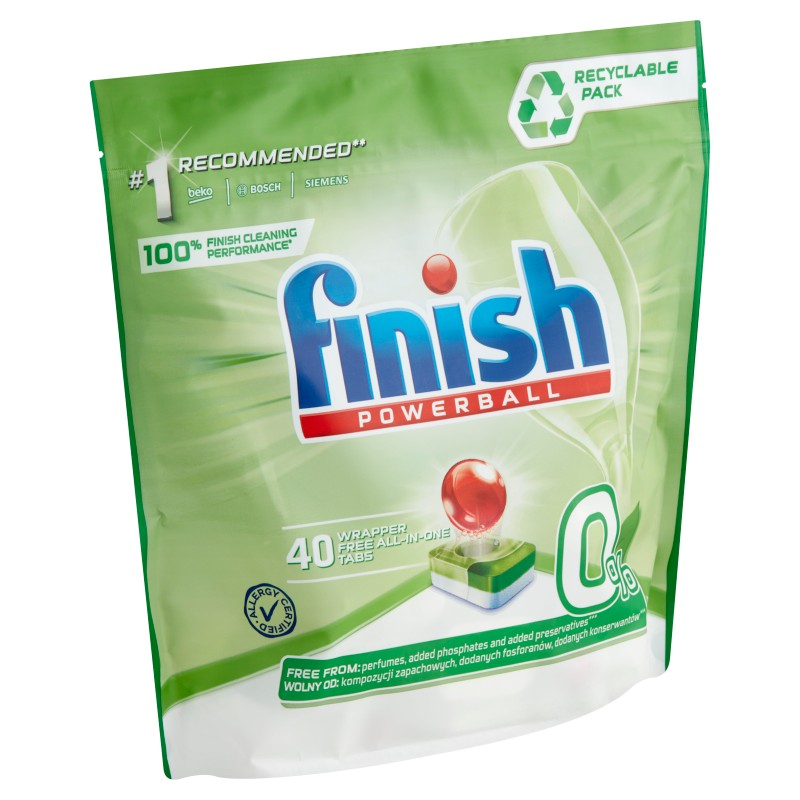 Viên rửa bát Finish Eco 0% túi 70 viên