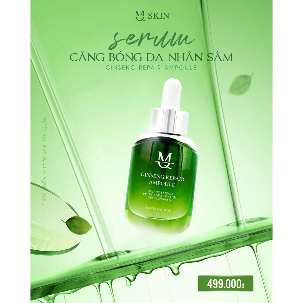 Serum căng bóng da nhân sâm MQ Skin