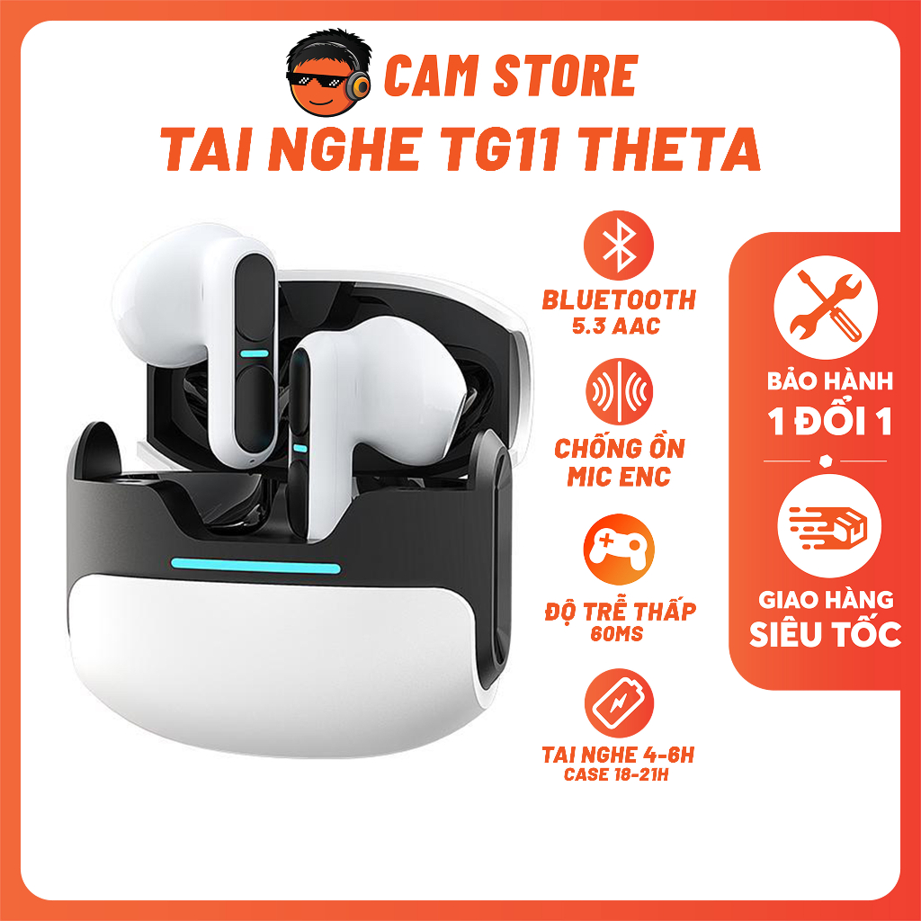 Tai Nghe Langsdom Theta TG11 - Độ Trễ Thấp 50MS, Mic ENC, Pin Trâu