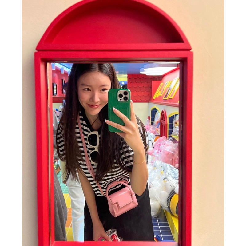 Pass túi mini find kapoor auth size 12 màu hồng