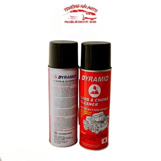 Bình xịt chế hòa khí ô tô, xe hơi dyramid