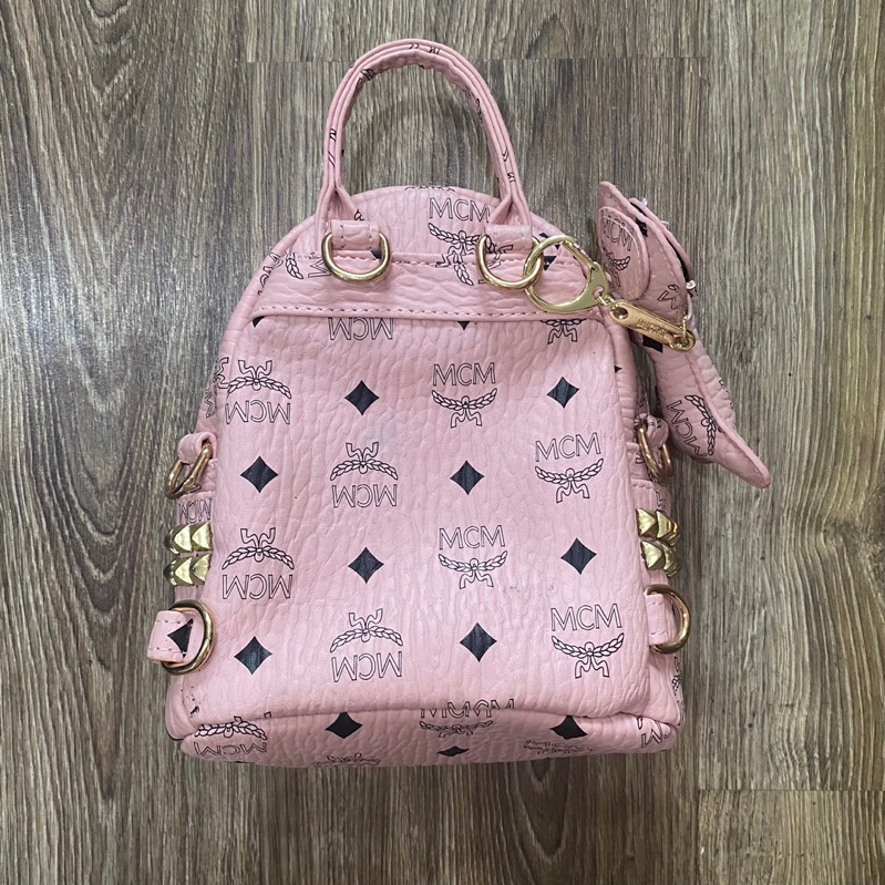 Túi balo mini m.cm hồng