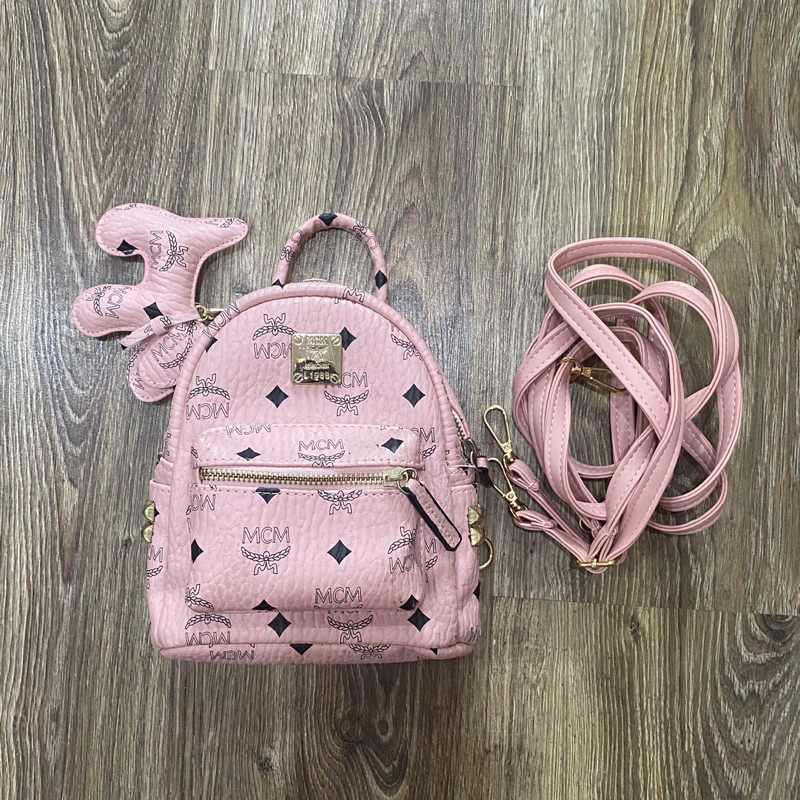 Túi balo mini m.cm hồng