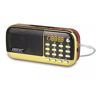 Loa nghe đài fm, thẻ nhớ, usb bkk b836s tích hợp đèn pin, có jack cắm tai nghe, âm thanh cực lớn