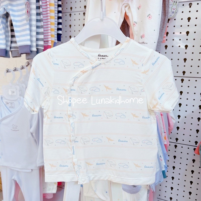 Áo cộc tay sơ sinh Avaler cho bé