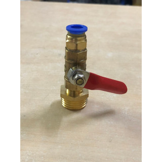 Van Khóa đồng vào 21 - 8 mm dùng trong hệ thống phun sương đầu ra khớp nối nhanh tiện dụng