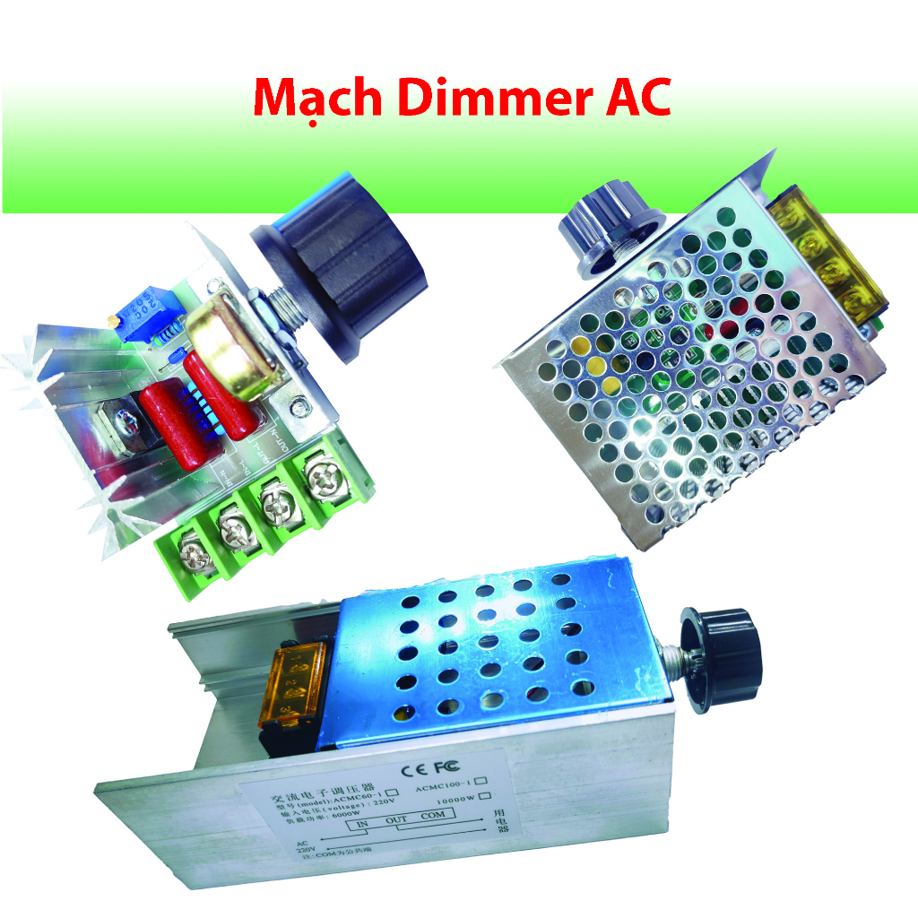 Mạch Dimmer AC 2000w/4000w/6000w/10000w