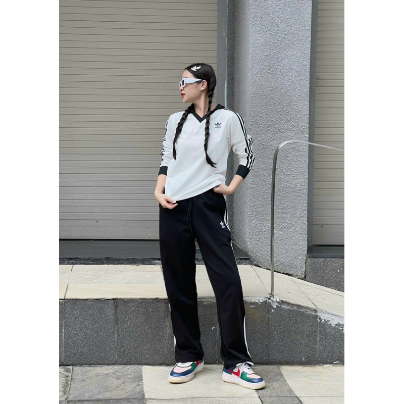 ÁO POLO CỔ V ADI.DASS SỌC BACSIC