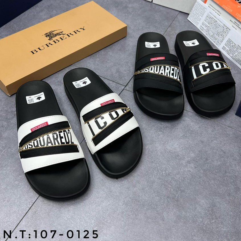 Dép Nam DSQ Khóa Chéo Mẫu Mới Nhất - Dép Quai Ngang DSQ Nam Bền Nhẹ mềm mại hot 2023 đi cực hót