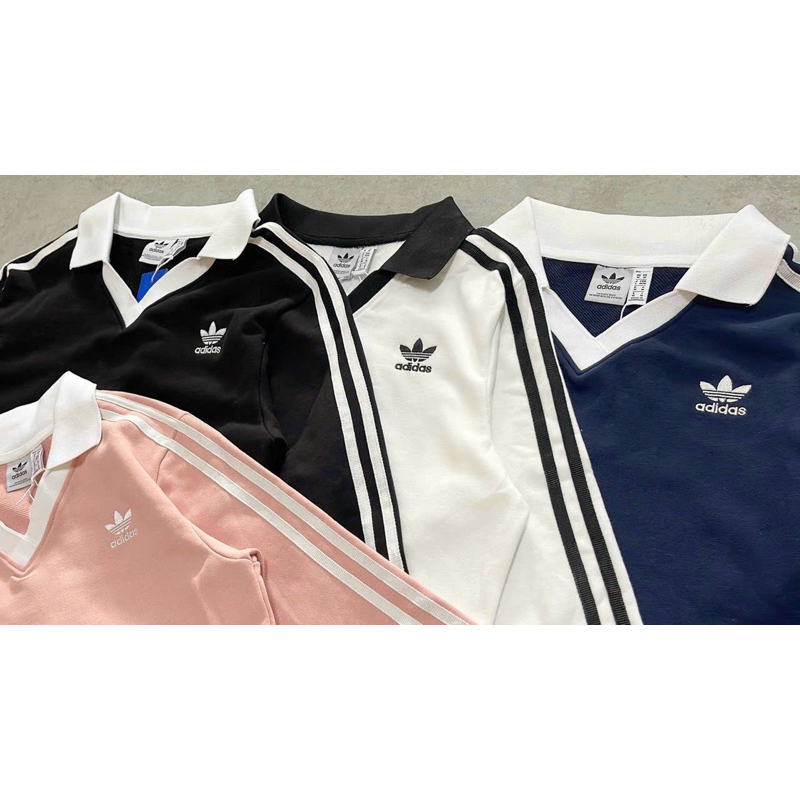 ÁO POLO CỔ V ADI.DASS SỌC BACSIC