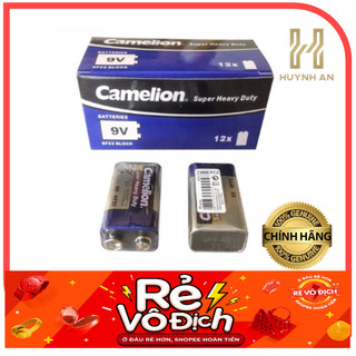 Pin camelion 9v 6f22 - pin vuông 9v xanh - chính hãng- 1 viên
