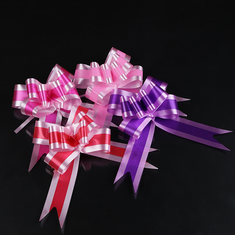 Kho sỉ combo 200 nơ rút bản 3cm, 100 nơ rút bản 5cm nhiều màu sắc