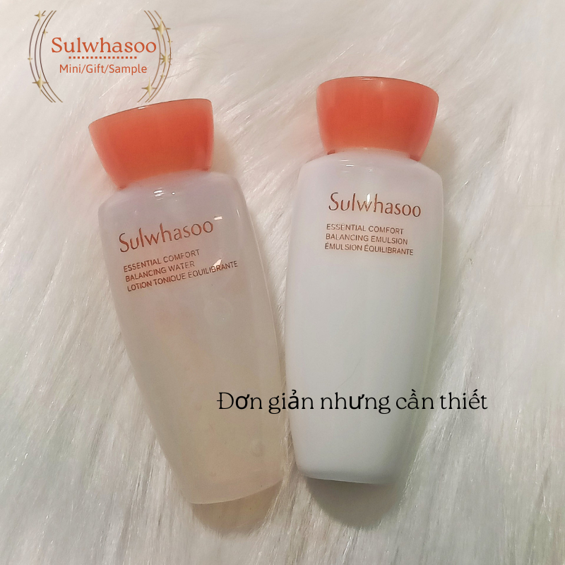 Toner, nước hoa hồng Sulwhasoo Essential Comfort Balancing Water dưỡng ẩm, làm dịu và ngăn ngừa khô da