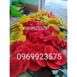 Rẻ quạt, quạt giấy làm oản , làm tháp bánh, phụ kiện trang trí decor tết