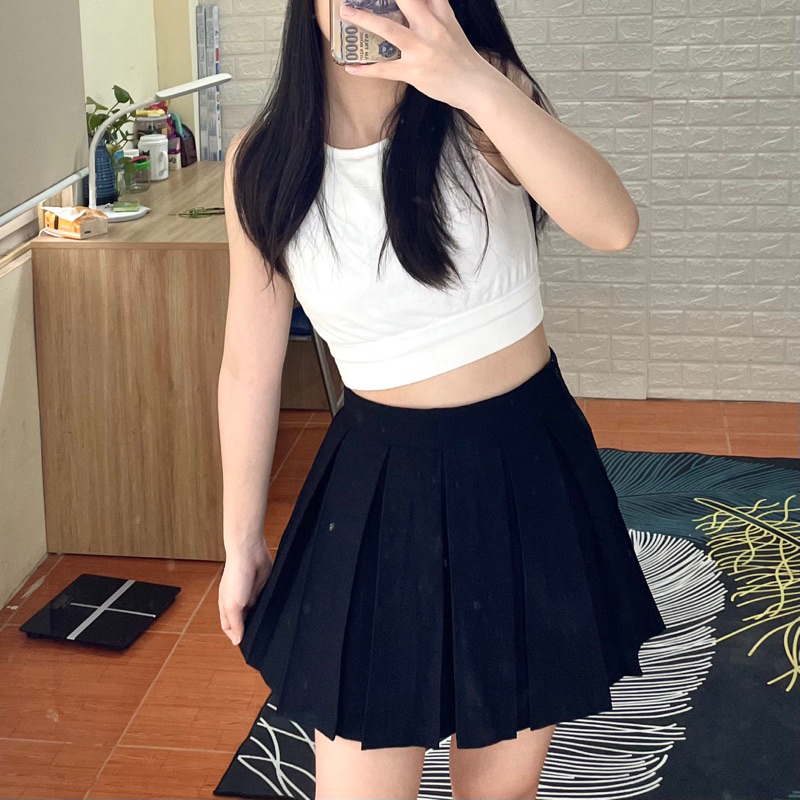 Chân Váy Xếp Ly Bản To❤️Chân Váy Phong Cách Hàn Quốc ❤️Chân váy xếp ly