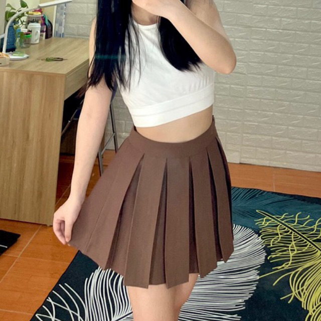 Chân Váy Xếp Ly Bản To❤️Chân Váy Phong Cách Hàn Quốc ❤️Chân váy xếp ly