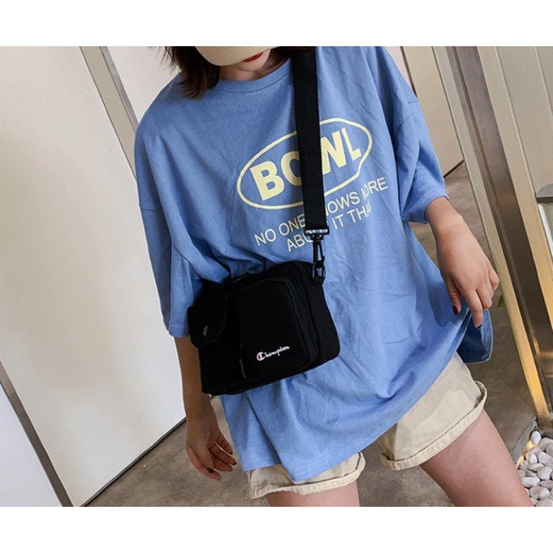Túi Đeo Chéo Vải Bố CHAMPION Thời Trang