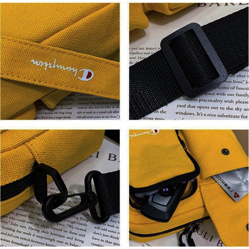 Túi Đeo Chéo Vải Bố CHAMPION Thời Trang